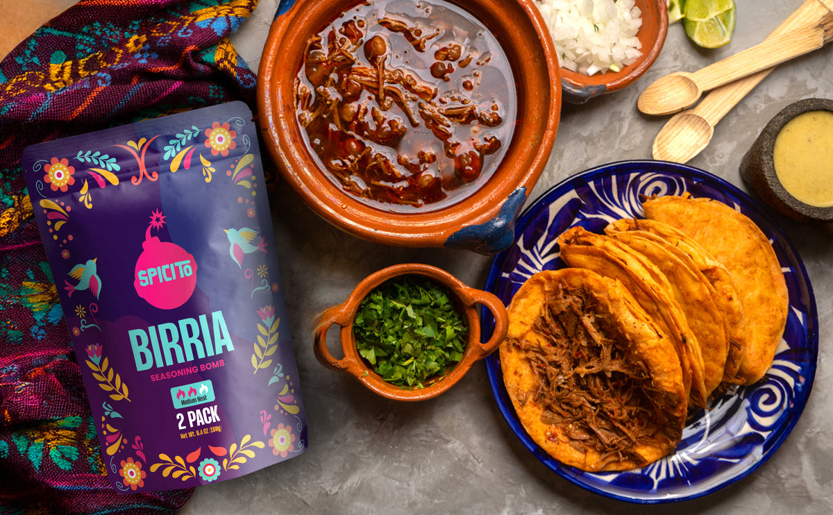 Birria Seasoning Bomb – Perfect for Tacos, Stews & Consommé