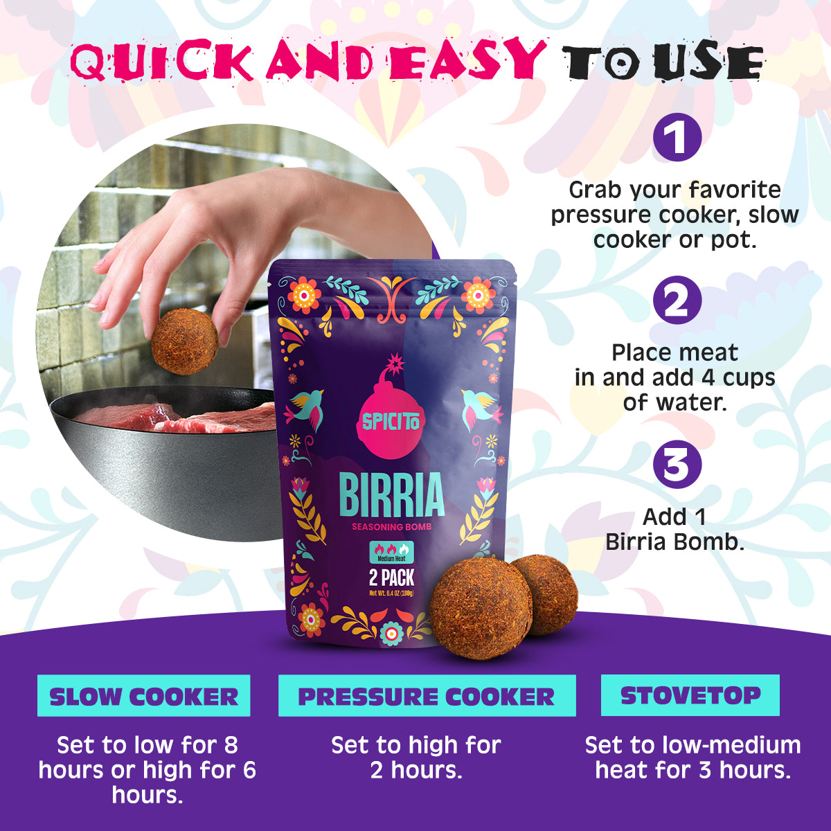 Spicito Seasoning Bombs – Authentic Mexican Flavor in Every Bite