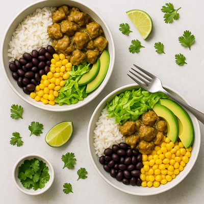Chile Verde Burrito Bowls