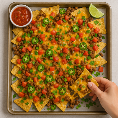 Sheet Pan Taco Nachos