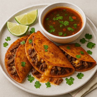 Classic Beef Birria (Tacos & Quesabirria)