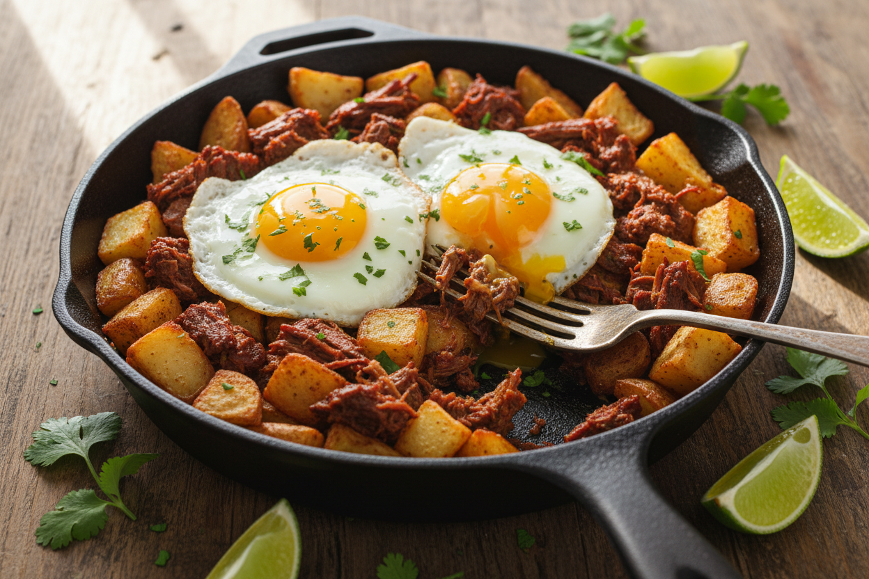 Birria Breakfast Hash