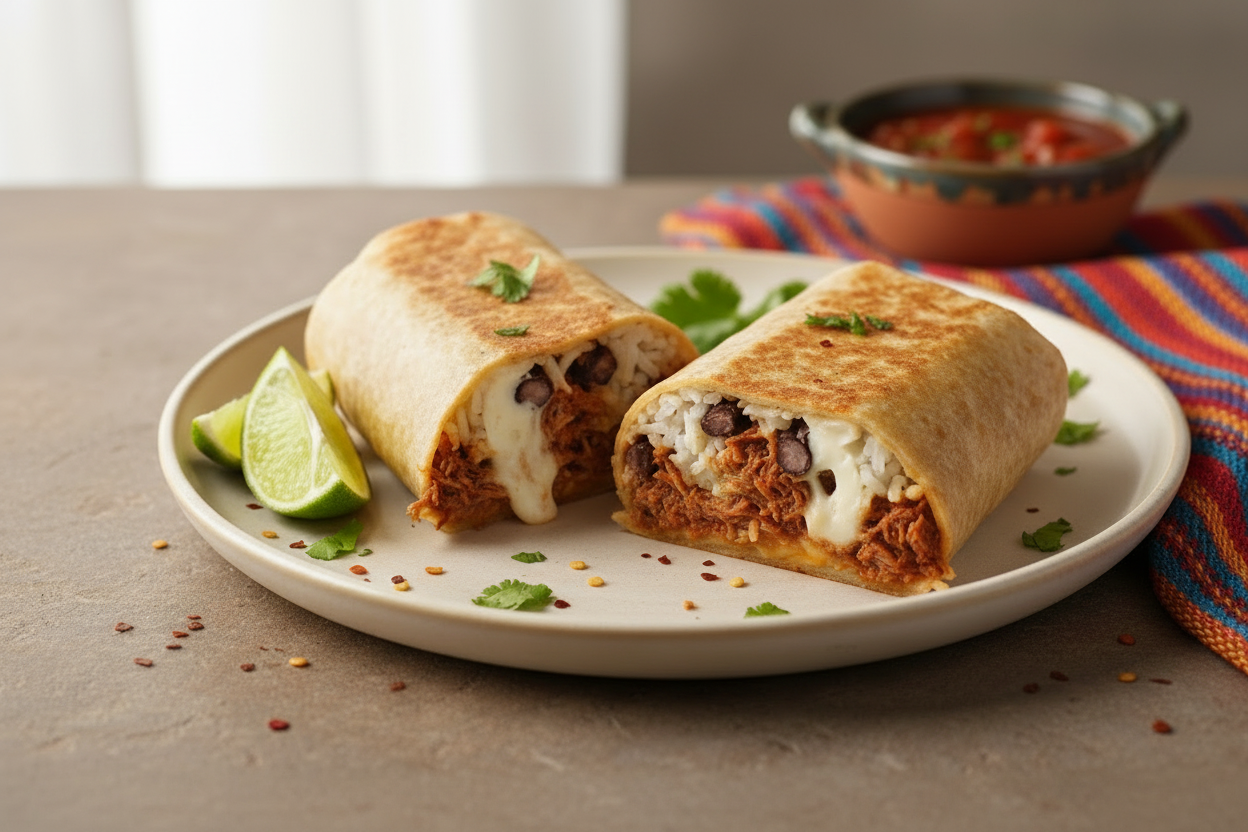Birria Stuffed Burritos