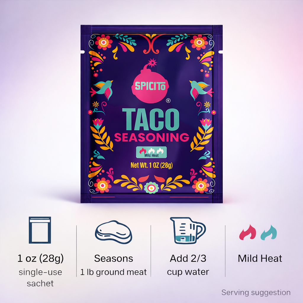 Spicito Taco Seasoning Packets — 10-Pack