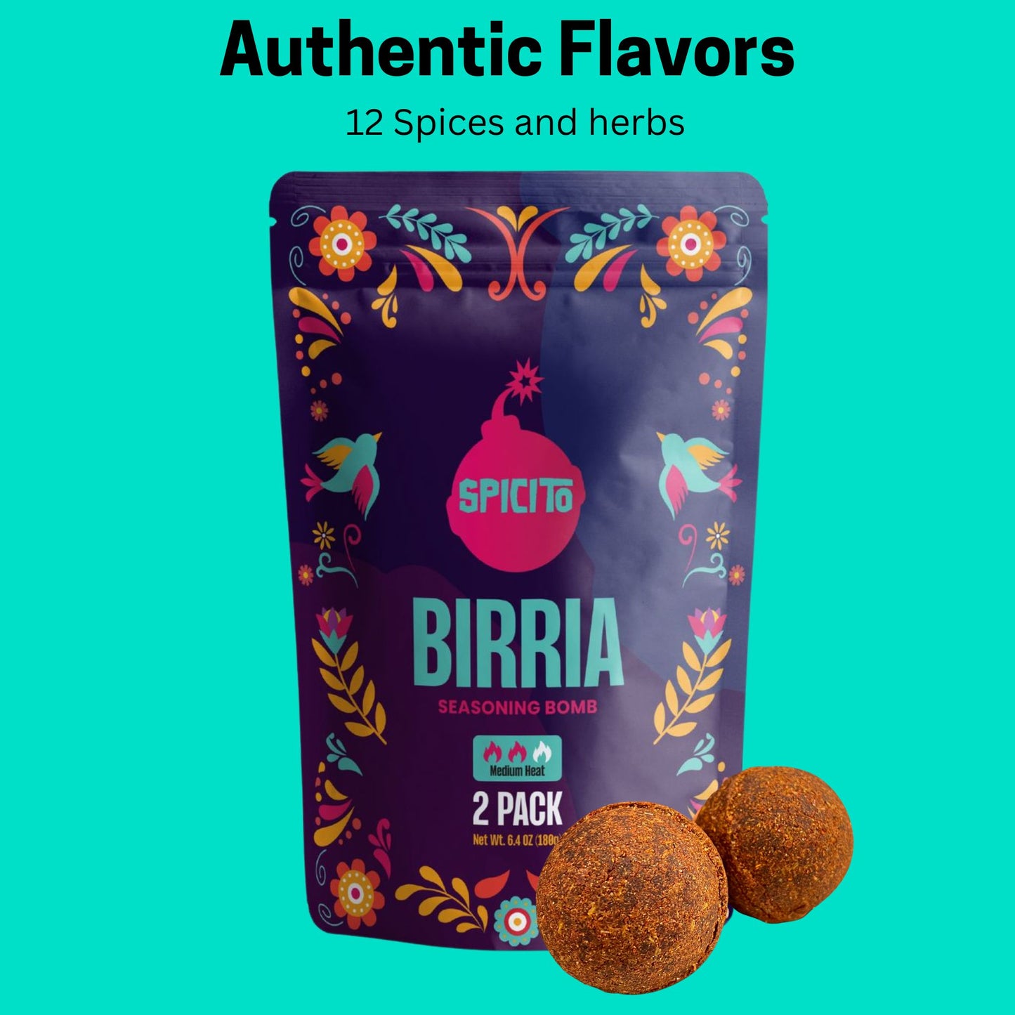 Slow-Simmered Birria Broth Infused with Spicito’s Spices